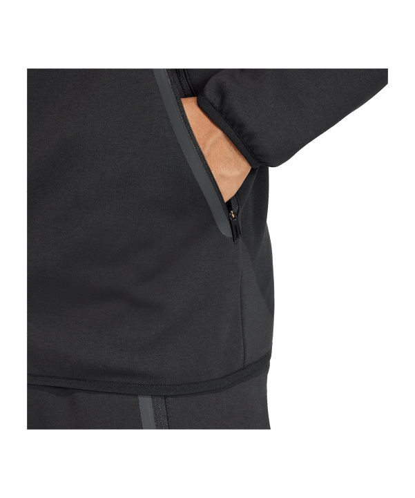 adidas Tiro Travel Hoody Schwarz - schwarz