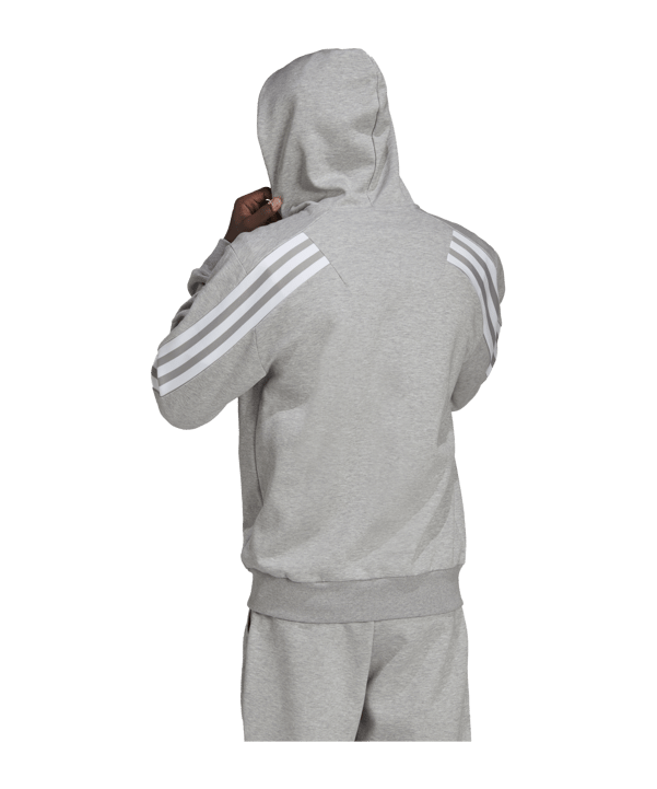 adidas Future Icons Relaxed Kapuzenjacke Grau - grau