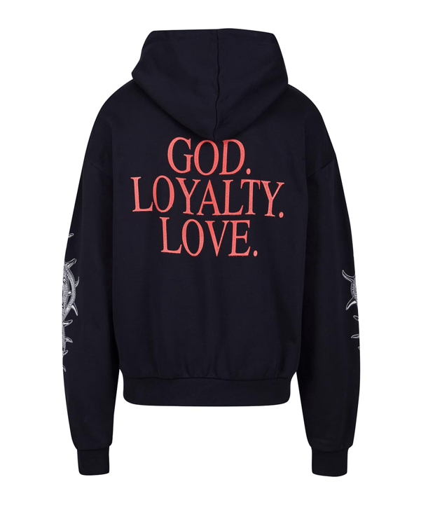 Mister Tee God Loyalty Love O Hoody Schwarz - schwarz