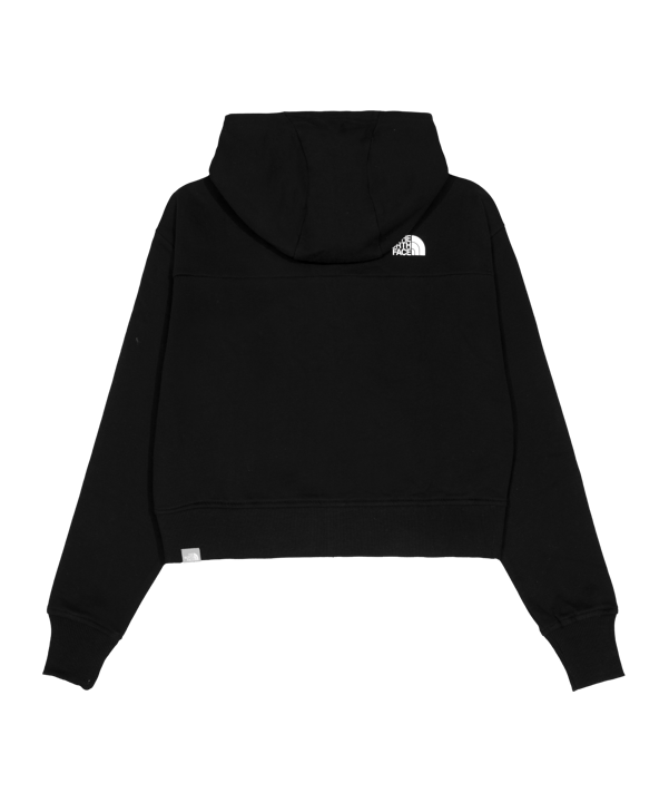 The North Face IconCrop Kapuzenjacke Damen Schwarz - schwarz