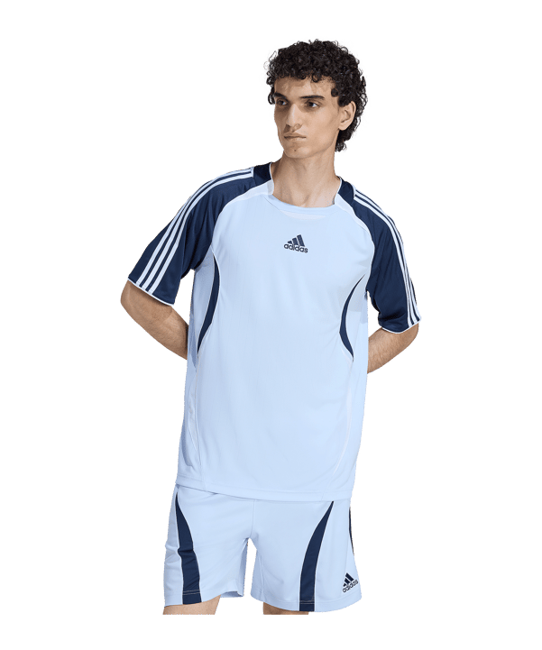 adidas Originals Teamgeist T-Shirt Blau - blau