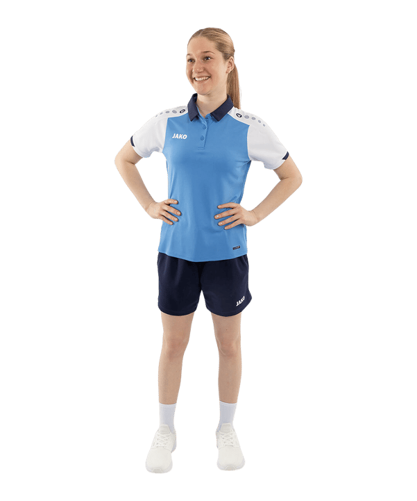 JAKO Dynamic Polo Damen Blau F431 - blau