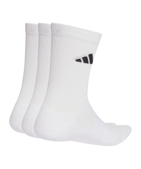 adidas Crew 3er Pack Socken Weiß - weiss