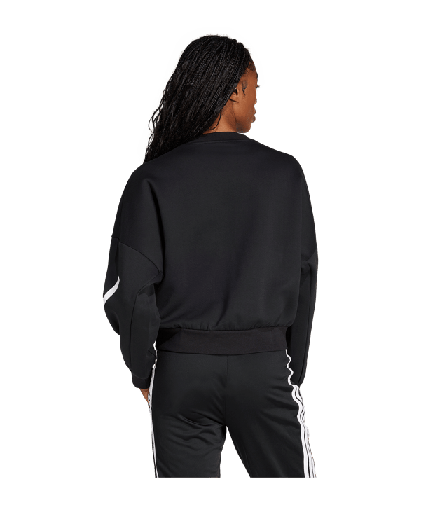adidas Z.N.E Sweatshirt Damen Schwarz - schwarz