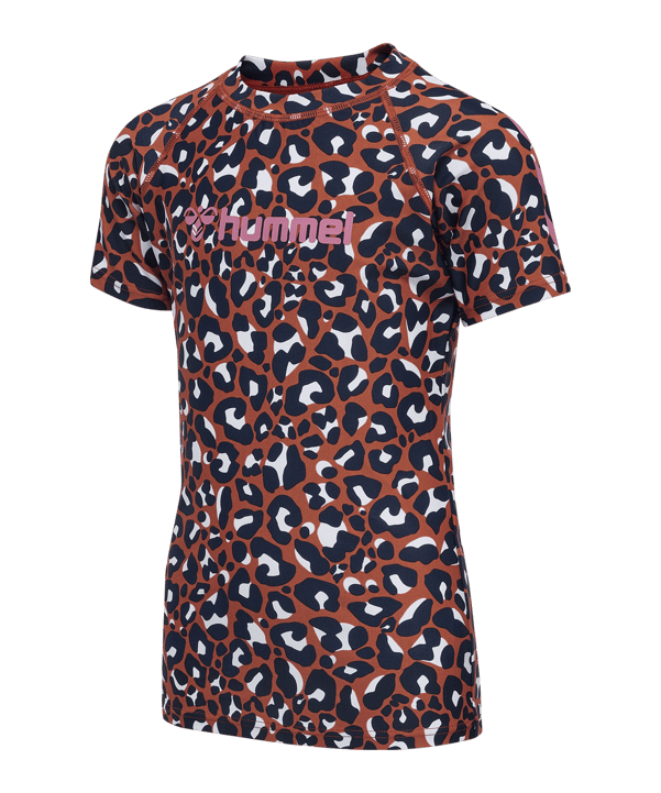 Hummel Azul Swim T-Shirt Kids Rot F3435 - rot