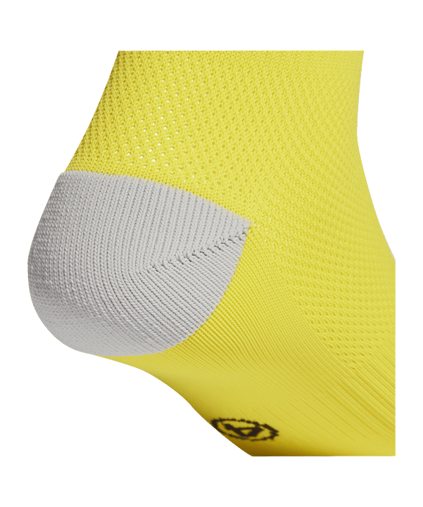 adidas Milano 23 Strumpfstutzen Gelb Weiss Grau - gelb