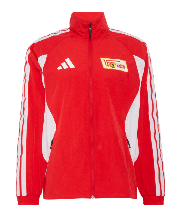 adidas 1. FC Union Berlin Anthem Jacke Rot - rot