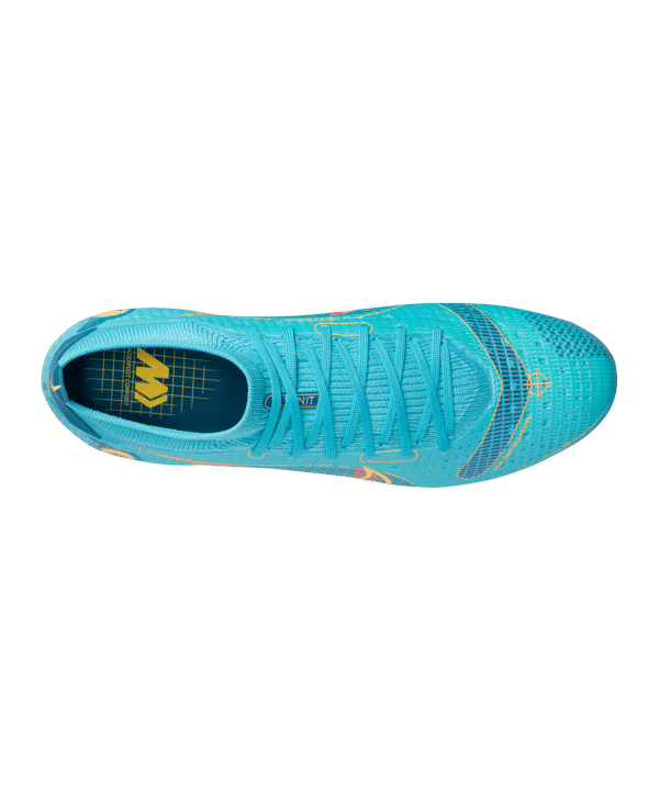 Nike Mercurial Vapor XIV Blueprint Pro FG Blau Orange F484 - blau