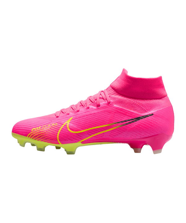 Nike Air Zoom Mercurial Superfly IX Pro FG Luminous Pink Gelb F605 - rosa