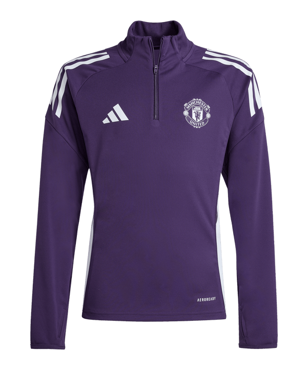 adidas Manchester United Training Sweatshirt Kids Lila - lila