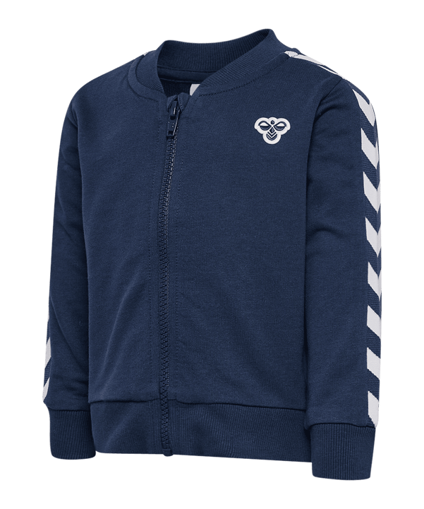 Hummel Mini Reg Chevron Set Trainingsanzug Kids Blau F7459 - blau