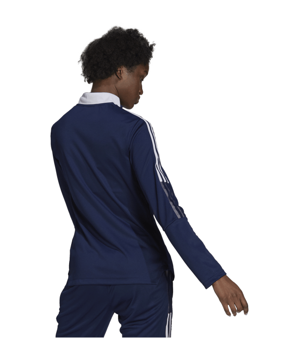 adidas Tiro 21 Trainingsjacke Damen Dunkelblau - blau