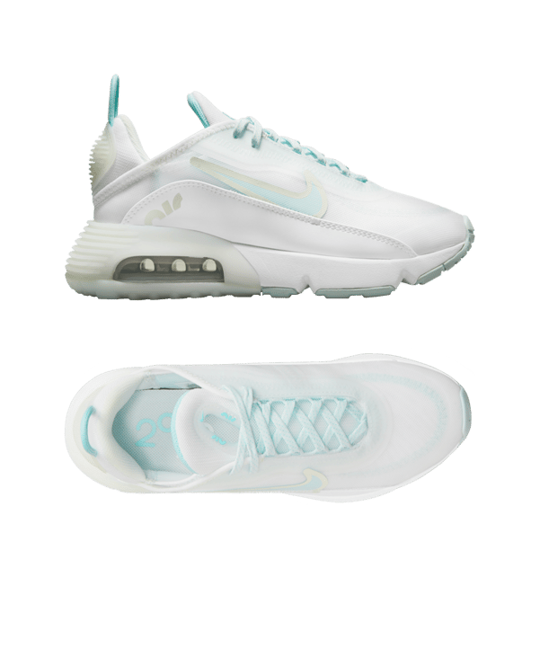 Nike Air Max 2090 Damen Weiss Türkis Grün F100 - weiss