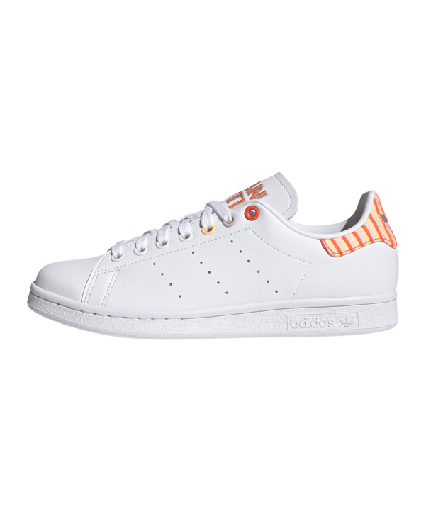 adidas Originals Stan Smith Damen Weiss Pink Rot - weiss