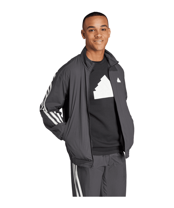 adidas Woven Jacke Schwarz - schwarz