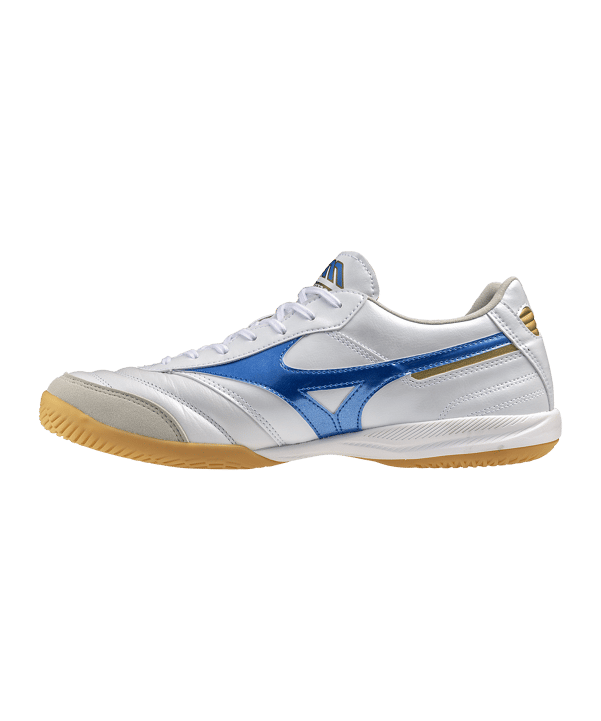 Mizuno Morelia Sala Elite IN Mugen Weiss Blau F25 - weiss