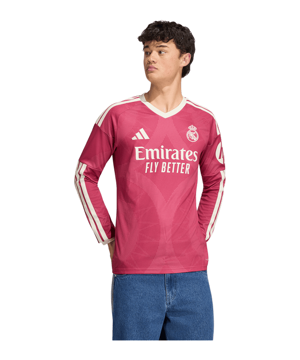adidas Real Madrid Trikot Langarm 3rd 2026/2027 Rosa