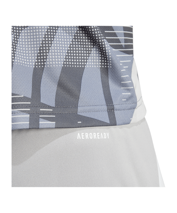 adidas Tiro 24 Short Grau Weiss - grau