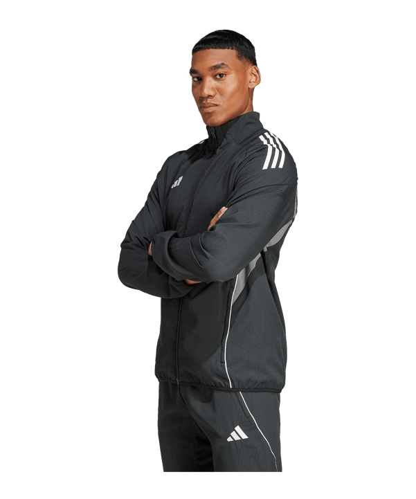 adidas Tiro 25 Competition Präsentationsjacke Schwarz - schwarz