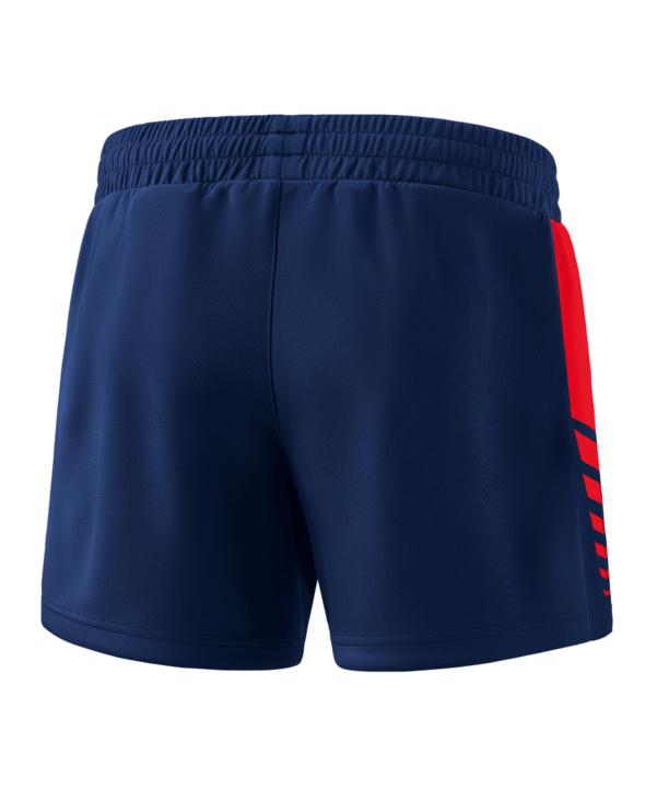 Erima Six Wings Worker Short Damen Dunkelblau Rot - blau