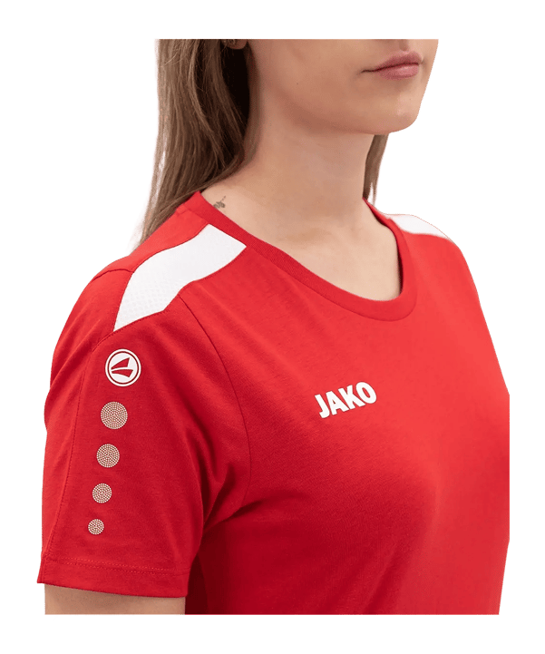 JAKO Power T-shirt Dames Rood K100 - rood