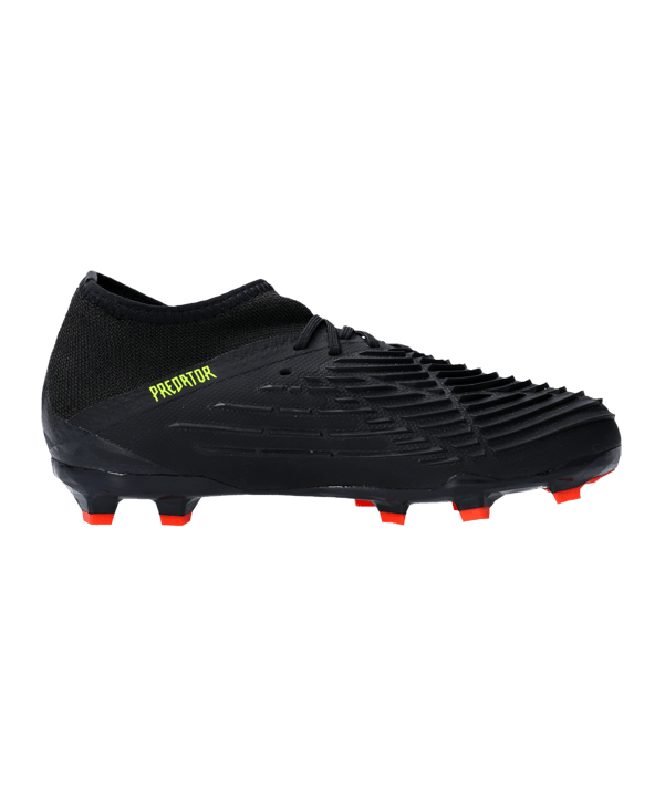 adidas Predator EDGE.1 FG Shadowportal Kids Schwarz Gelb - schwarz
