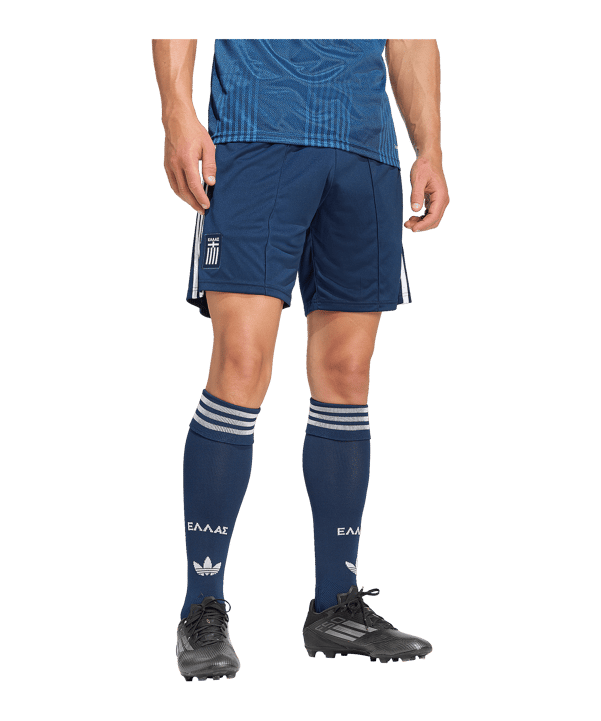 adidas EPO Griechenland Short Away 2026 Blau - blau