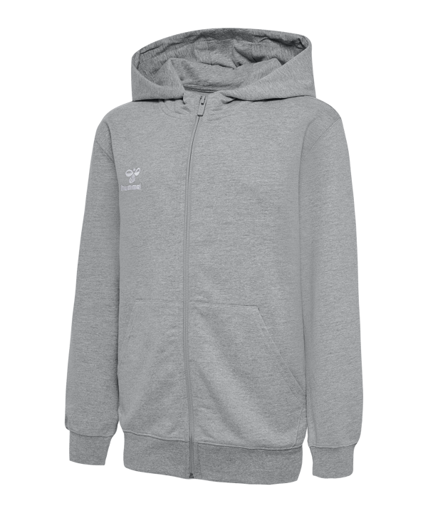 Hummel GO 2.0 Kapuzenjacke Kids Grau F2006 - grau