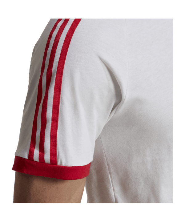adidas Originals Nations T-Shirt Weiss Rot - weiss
