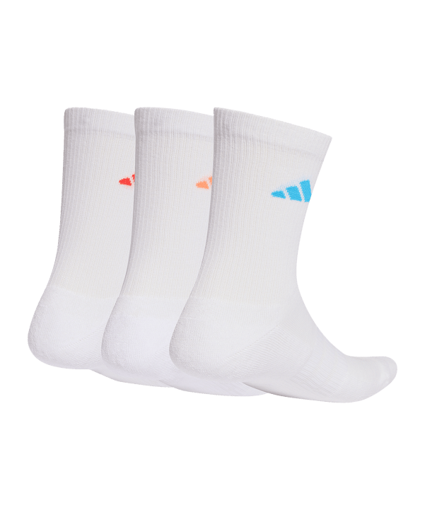 adidas Crew 3er Pack Socken Weiß - weiss