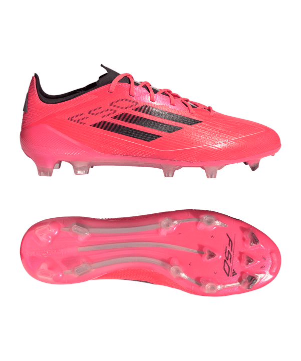 adidas F50 Elite FG Vivid Horizon Pink Schwarz - rosa