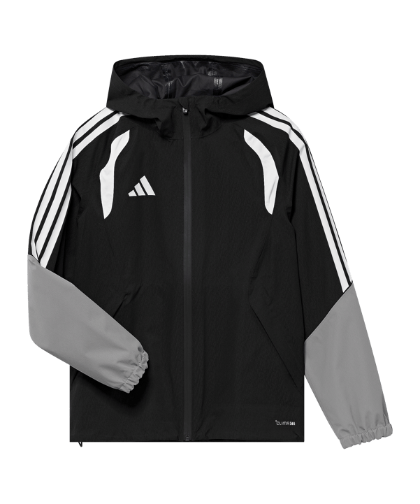 adidas Tiro 26 Regenjacke Kids Schwarz - schwarz