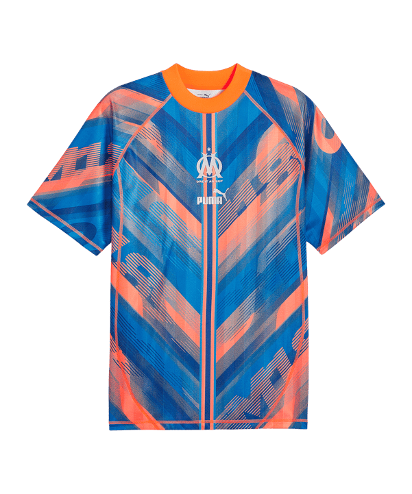 PUMA Olympique Marseille ftblStatement Retro Trikot Orange F04 - orange