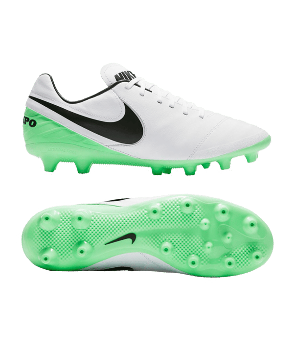 Nike Tiempo Mystic V AG-Pro Weiss Grün F103 - weiss