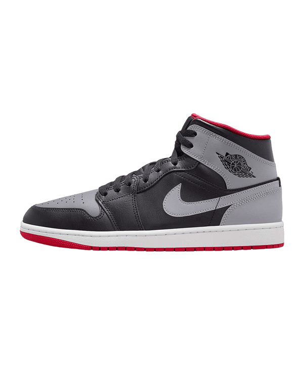 Jordan Air 1 Mid Schwarz Grau F006 - schwarz