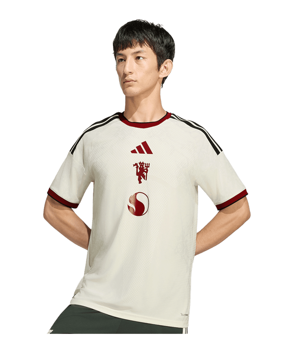 adidas Manchester United Authentic Maglietta 3rd 2026/2027 Beige - beige