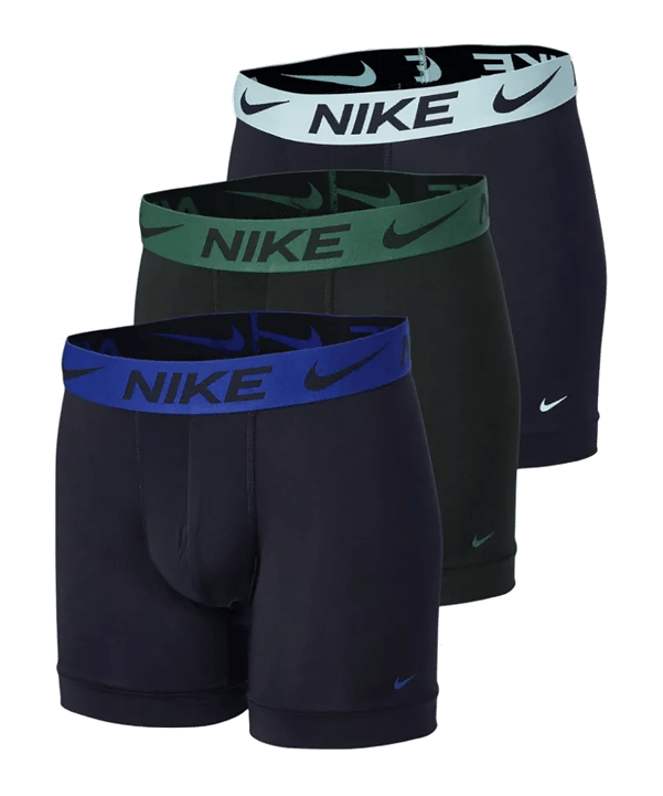 Nike Dri-Fit Micro Brief 3 Pairs Boxershort Grün F016 - gruen