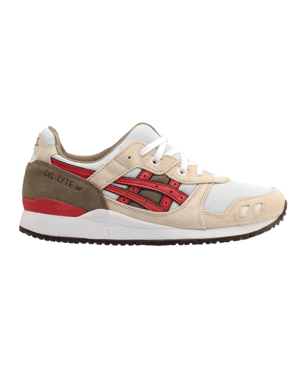 Asics Gel-Lyte III OG Grau Rot - grau