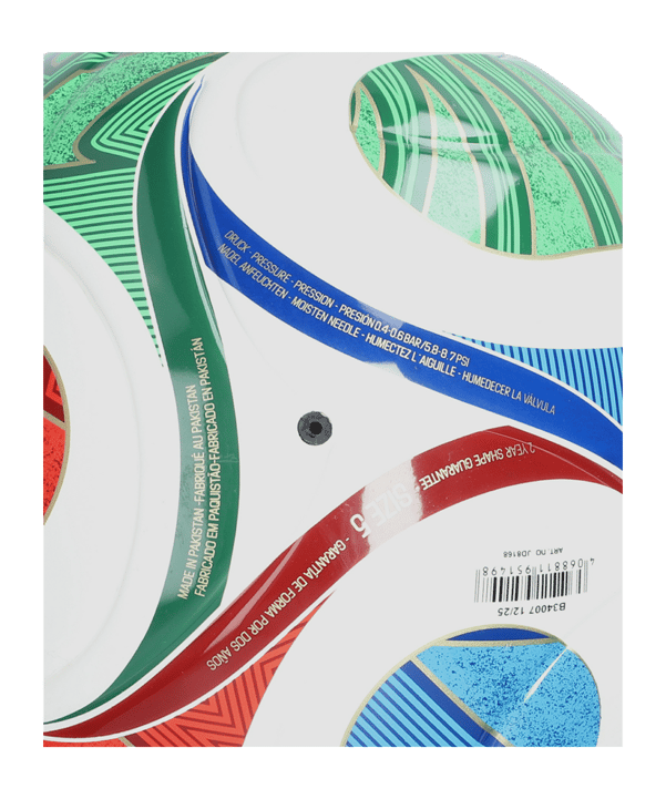 adidas World Cup 26 Trionda League 290g Light Ball Kids Weiß - weiss