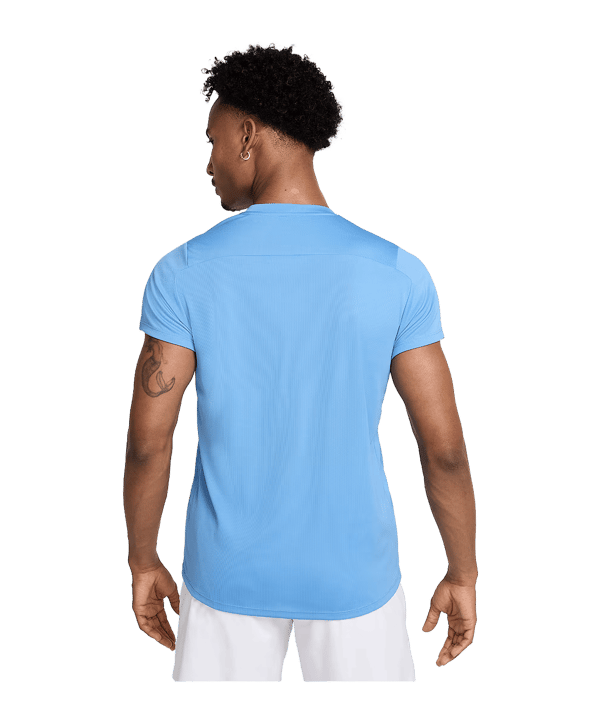 Nike Court Victory Tennis Trainingshirt Blau F489 - blau