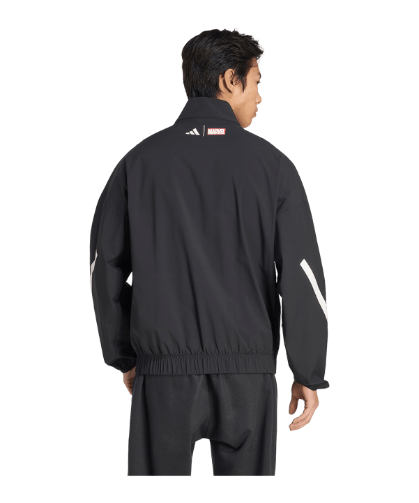 adidas Real Madrid Avengers Anthem Jacke Schwarz - schwarz