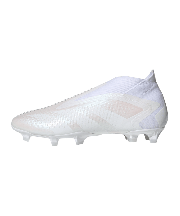 adidas Predator Accuracy+ FG Pearlized Weiss - weiss