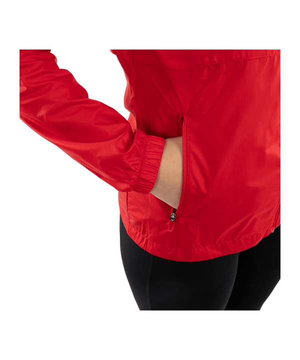 JAKO Flow Lightweight Jacke Damen Rot F100 - rot