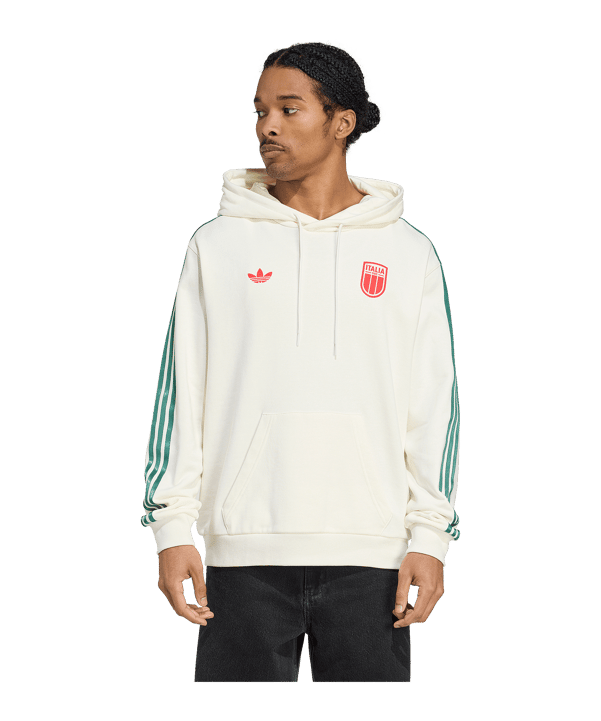 Sweatshirt mit Kapuze und durchgehendem, geprägtem „ITALIA TEAM-Print. | EA7 Sweatshirt mit Kapuze und durchgehendem, geprägtem „ITALIA TEAM-Print. | EA7