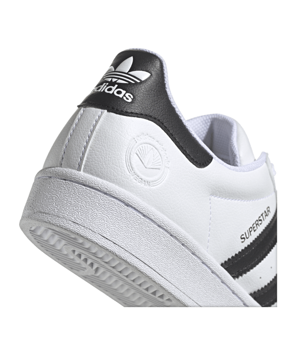 adidas Originals Superstar Vegan Weiss Schwarz - weiss