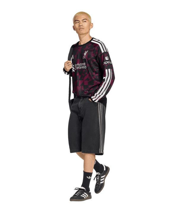 adidas FC Liverpool Trikot Langarm 3rd 2026/2027 Schwarz - schwarz