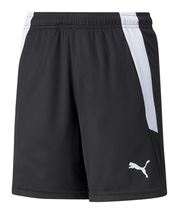 PUMA teamLIGA 2 Short Kids Schwarz Weiss F03 - schwarz