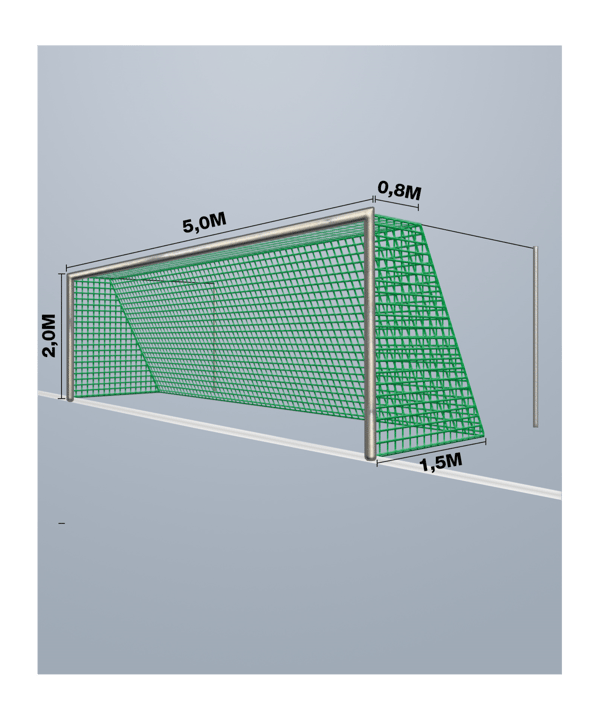 Cawila Tornetz 5,00x2,00m | Tiefe 0,8x1,5m - gruen