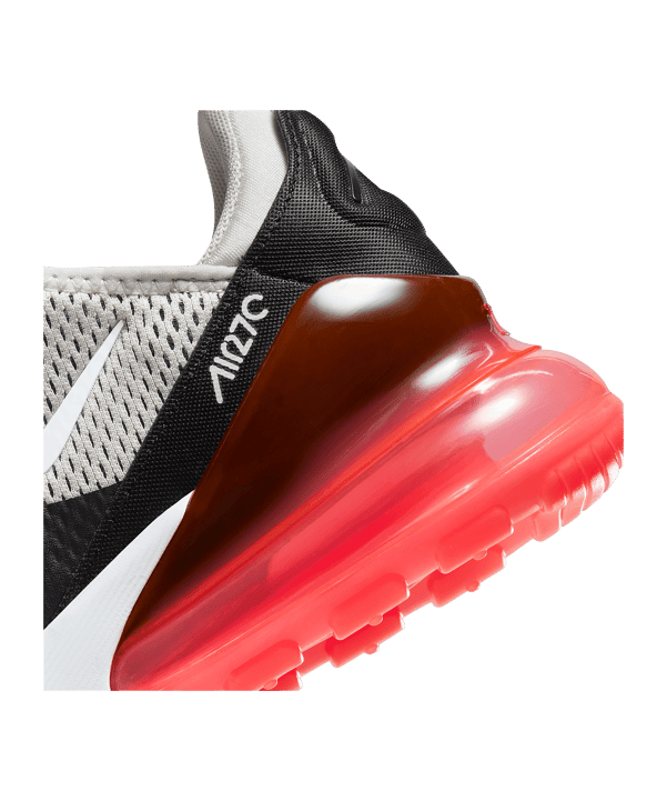 Nike Air Max 270 Sneaker Beige Schwarz Rot F003 - schwarz