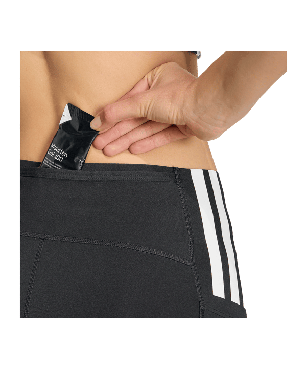 adidas Adizero Short Leggings Donna Nero - nero